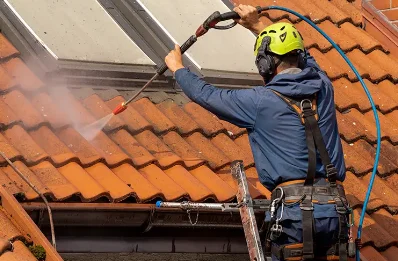 Démoussage et hydrofuge de toiture à la Cauchie